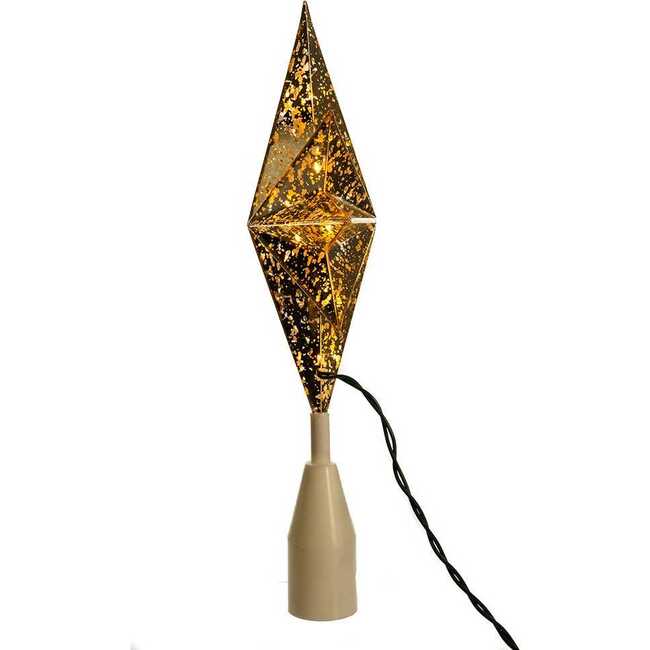 UL 10-Light Gold Bethlehem Star Treetop - Tree Toppers - 4