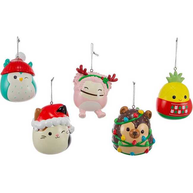 Squishmallows® Blow Mold Ornaments, Set of 5