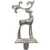 Silver Reindeer Stocking Hanger - Stockings - 1 - thumbnail