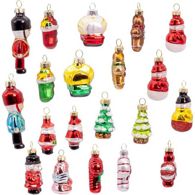 Petite Treasures Miniature Glass Ornaments, 20-Piece Set - Ornaments - 3