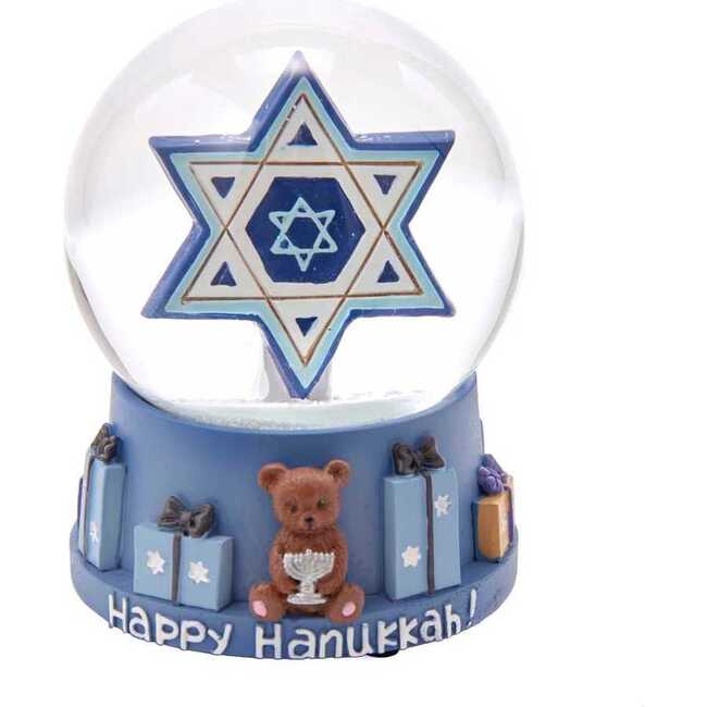 Musical Hanukkah Star of David Waterglobe