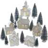 Lighted Porcelain House, 24-Piece Set - Lights - 1 - thumbnail