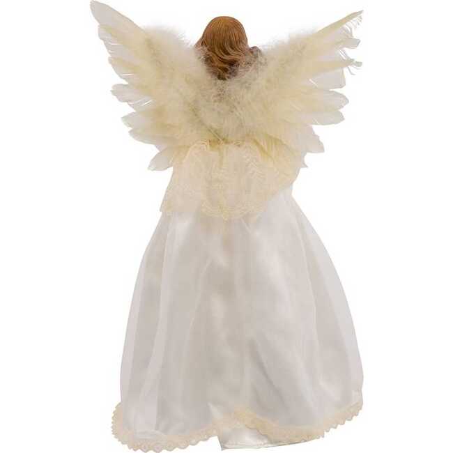 Indoor 10-Light 14.5-Inch Ivory Angel Treetop - Tree Toppers - 5