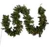 9-Foot Pre-Lit Warm White LED Noble Fir Garland - Garlands - 1 - thumbnail