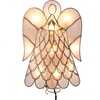 9.5-Inch UL 10-Light Capiz Angel Treetop - Tree Toppers - 1 - thumbnail