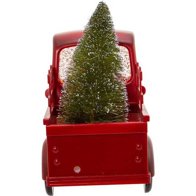 9.5-Inch Batter-Operated LED Santa in Truck Water Table Piece - Accents - 4