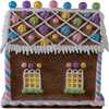 8-Inch Battery Operated LED Lighted Gingerbread Bubblegum Factory - Accents - 3