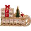 8.30-Inch Battery Operated 6-light LED Santa Sleigh With Advent Calendar - Advent Calendars - 3