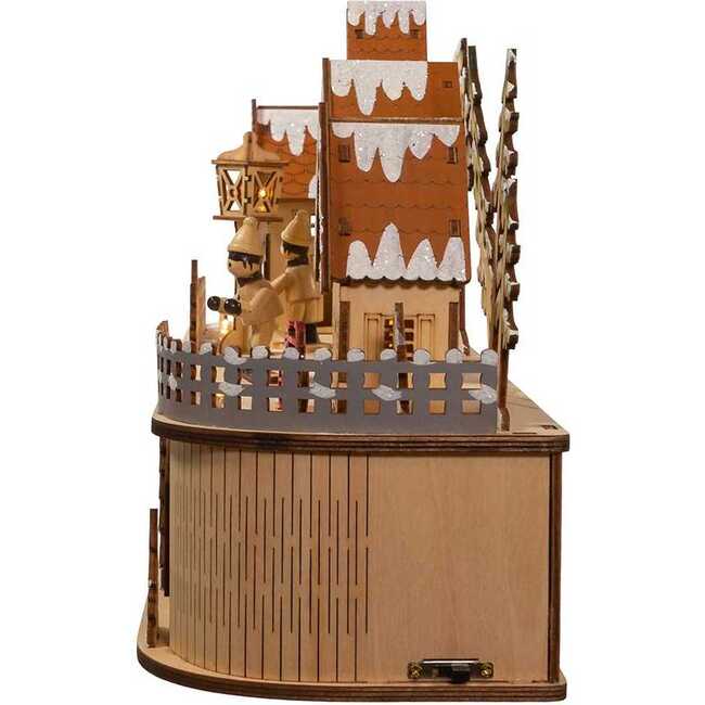 8.27-Inch Battery Operated Led 2 Tier Christmas Village - Accents - 4