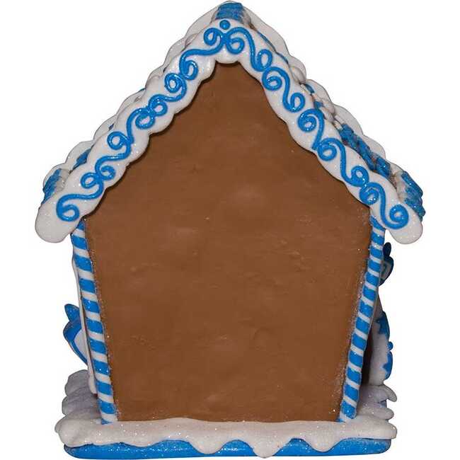 7-Inch LED Hanukkah Gingerbread House Tablepiece - Accents - 5