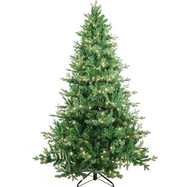 7-Foot Pre-Lit Clear Incandescent Jackson Pine Tree