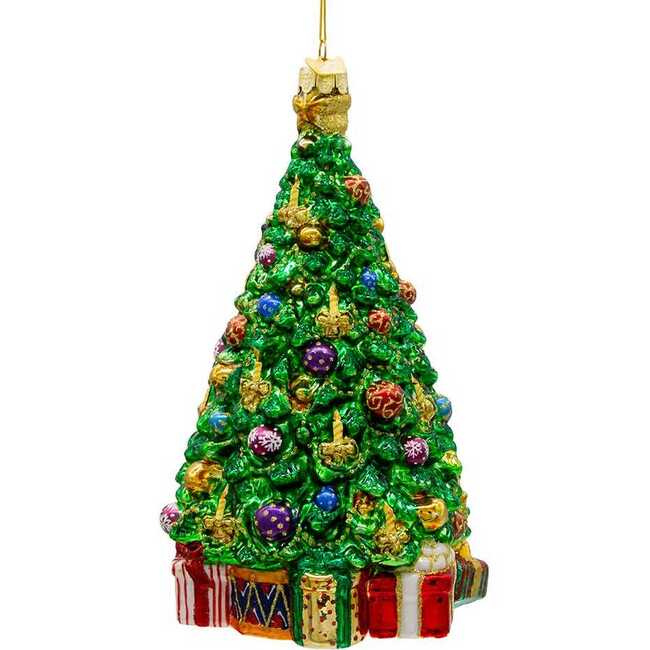 7.5-Inch Bellissimo Glass Christmas Tree Ornament - Ornaments - 4