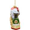 6-Inch Bellissimo Glass Santa with Train Ornament - Ornaments - 3