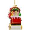 6-Inch Bellissimo Glass Santa with Train Ornament - Ornaments - 5