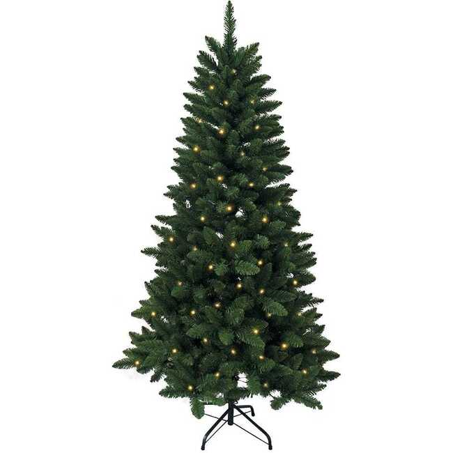 6-Foot Pre-Lit Green Pine Tree