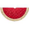 60-Inch Red and Gold Ornament Tree Skirt - Tree Skirts - 1 - thumbnail