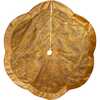 60-Inch Gold Velvet and Glitter Tree Skirt - Tree Skirts - 2