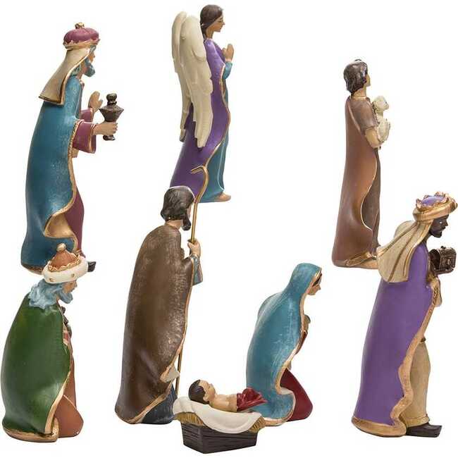 6.25-Inch Resin Nativity Set of 8 Pieces - Accents - 3