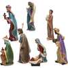 6.25-Inch Resin Nativity Set of 8 Pieces - Accents - 5