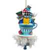 6.25-Inch Alice Teaparty Ornament - Ornaments - 3