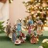 6.25-Inch Resin Nativity Set of 8 Pieces - Accents - 6