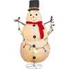 48-inch Lighted Collapsible Snowman - Accents - 1 - thumbnail