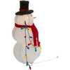 48-inch Lighted Collapsible Snowman - Accents - 4