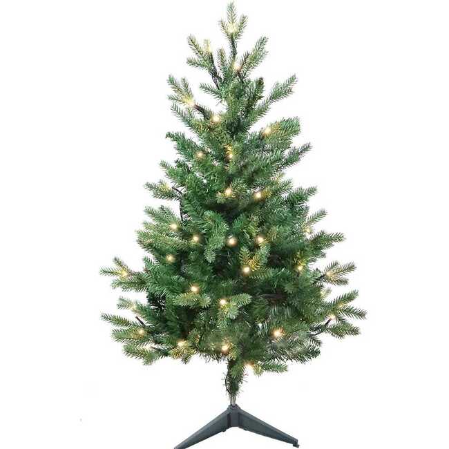 3-Foot Warm White LED Jackson Pine Tree