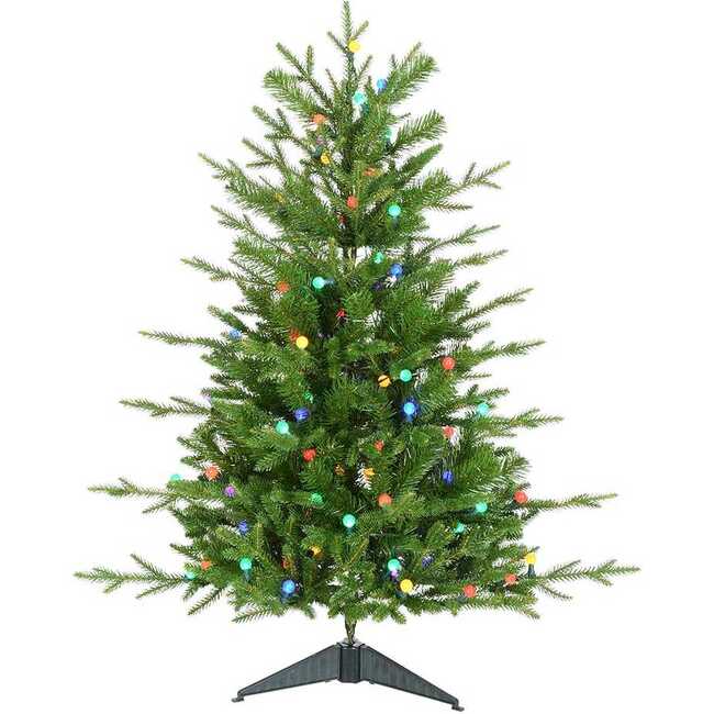 3-Foot Pre-Lit Multi-Color LED Timberland Tree