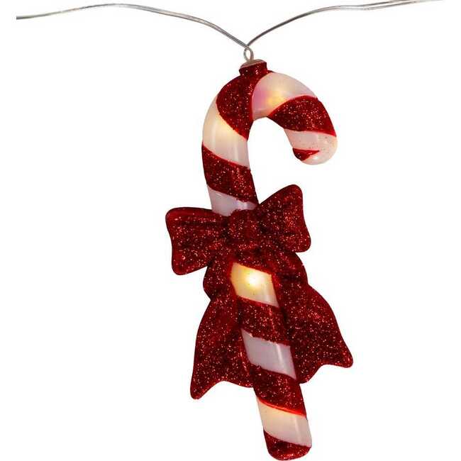 30-Light 5 Piece Battery-Operated Candy Canes Light Set - Lights - 3