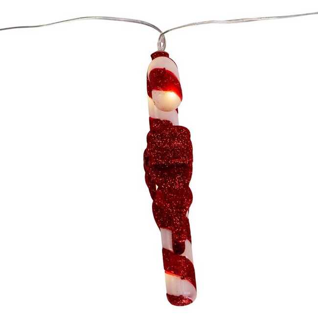 30-Light 5 Piece Battery-Operated Candy Canes Light Set - Lights - 6