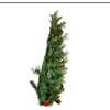 26-Inch Battery-Operated Pre-Lit Wall Tree With Red Bow - Trees - 7
