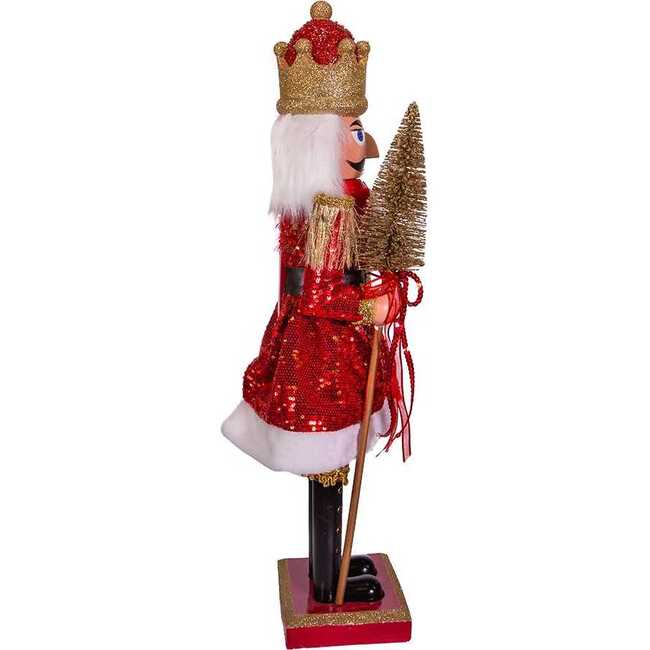 24-Inch Plastic Red and Gold King Nutcracker - Nutcrackers - 4