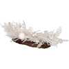 24-Inch Un-Lit Decorated White Rattan Wreath - Wreaths - 6