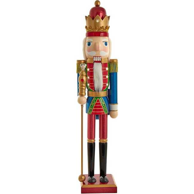 24-Inch Battery Operated Lighted King Nutcracker