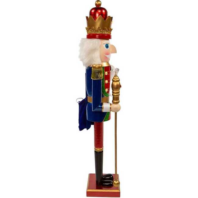 24-Inch Battery Operated Lighted King Nutcracker - Nutcrackers - 2