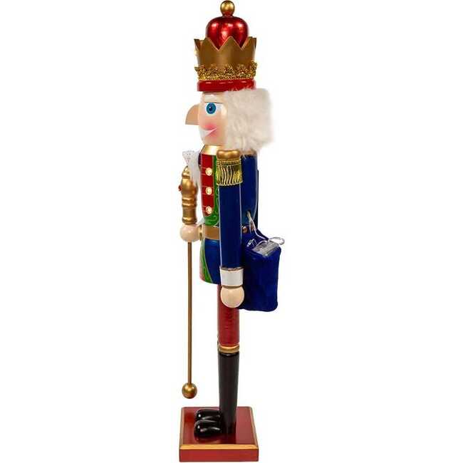 24-Inch Battery Operated Lighted King Nutcracker - Nutcrackers - 4