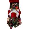 24-Inch Battery Operated Musical LED Santa in Metal Sleigh Table Piece - Accents - 6