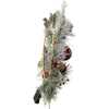 22-Inch Battery-Operated Red Berries, Balls and Silver Pinecone Wreath - Wreaths - 3