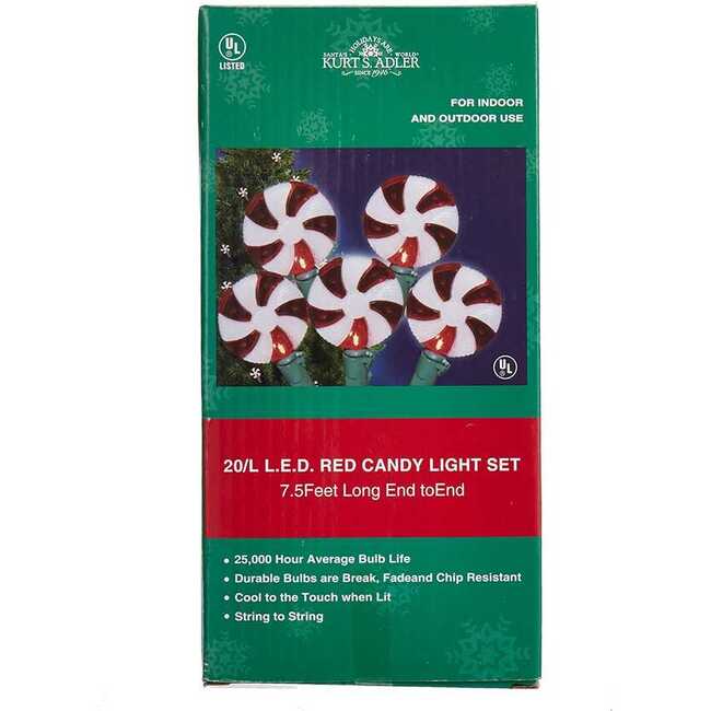 20-Light Red LED Candy Light Set - Lights - 7