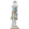 20-Inch Animated Musical White Soldier Water Globe Hat Nutcracker - Nutcrackers - 1 - thumbnail