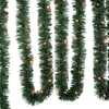 18-Inch Pre-lit Warm White Incandescent Green Garland - Garlands - 2