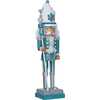 17-Inch Turquoise/White Nutcracker - Nutcrackers - 2