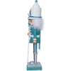 17-Inch Turquoise/White Nutcracker - Nutcrackers - 5