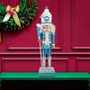 17-Inch Turquoise/White Nutcracker - Nutcrackers - 7