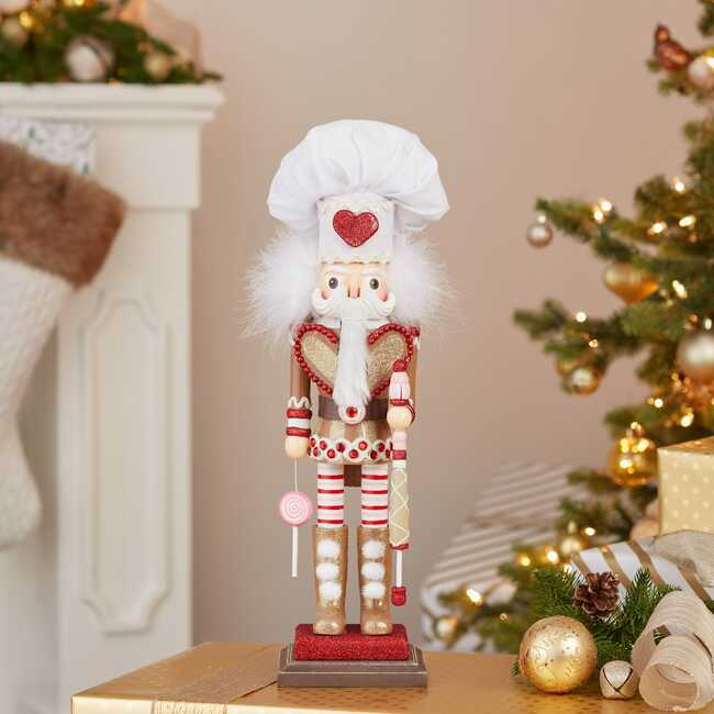 18-Inch Gingerbread Chef Nutcracker - Nutcrackers - 7