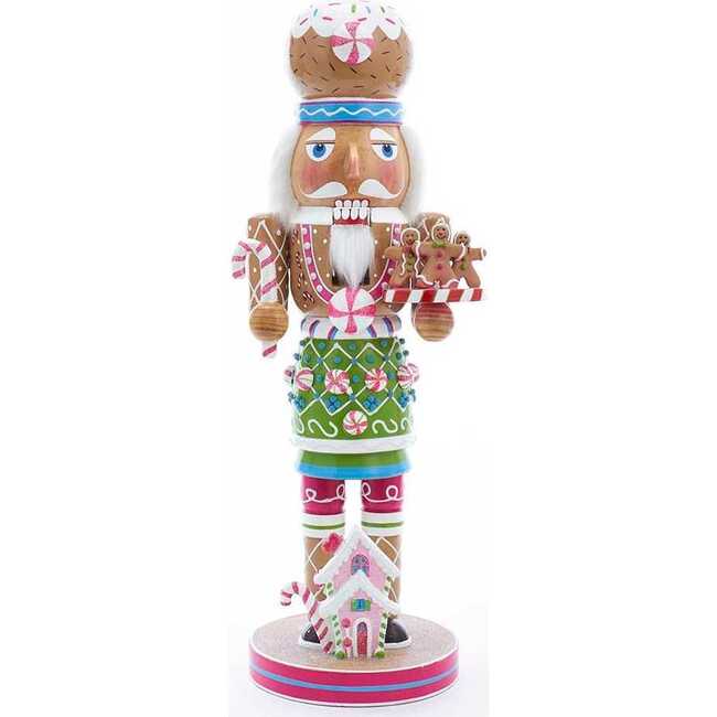 16-Inch Wooden Gingerbread Nutcracker