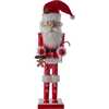 15-Inch Wooden Santa Claus Nutcracker - Nutcrackers - 1 - thumbnail