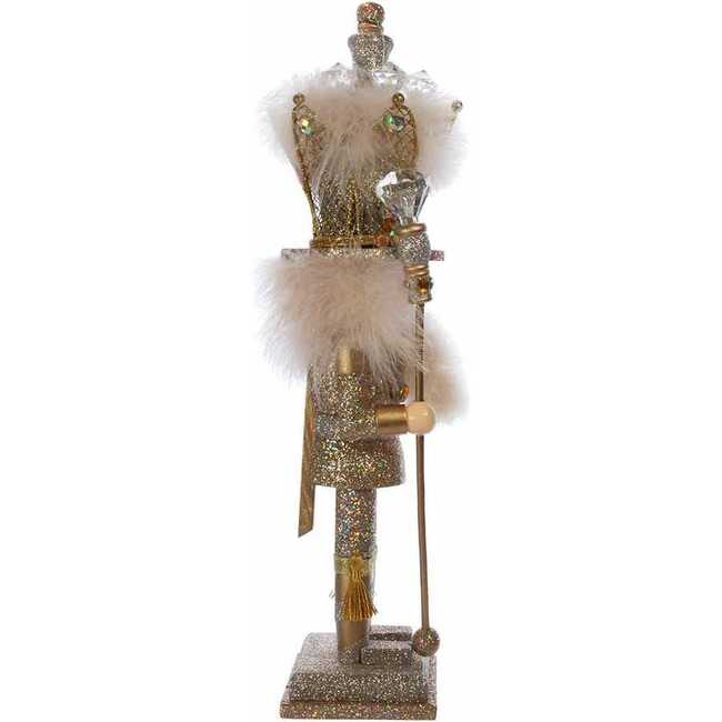 16-Inch Platinum and Gold Glitter King Nutcracker - Nutcrackers - 4