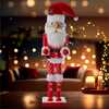 15-Inch Wooden Santa Claus Nutcracker - Nutcrackers - 7